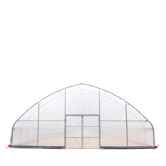 30' x 120' Commercial Tunnel Greenhouse with 6 Mil Clear Poly Covers and Roll-Up Sides TMG-GH30120-V2 (Previously GH30120)