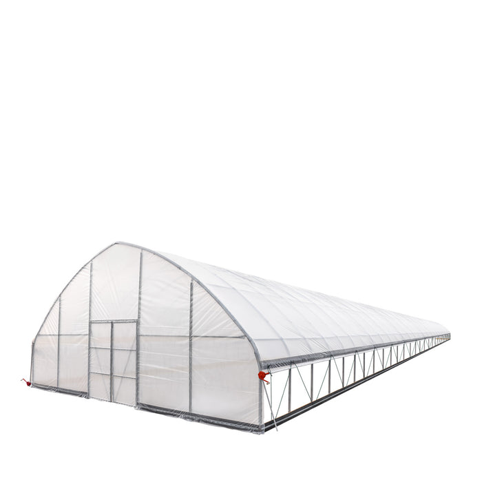 30' x 120' Commercial Tunnel Greenhouse with 6 Mil Clear Poly Covers and Roll-Up Sides TMG-GH30120-V2 (Previously GH30120)