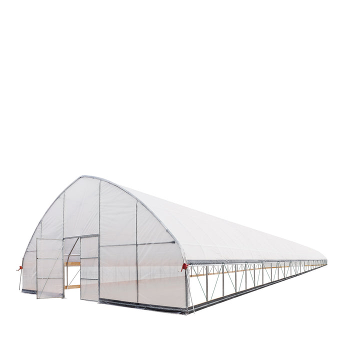 30' x 120' Commercial Tunnel Greenhouse with 6 Mil Clear Poly Covers and Roll-Up Sides TMG-GH30120-V2 (Previously GH30120)