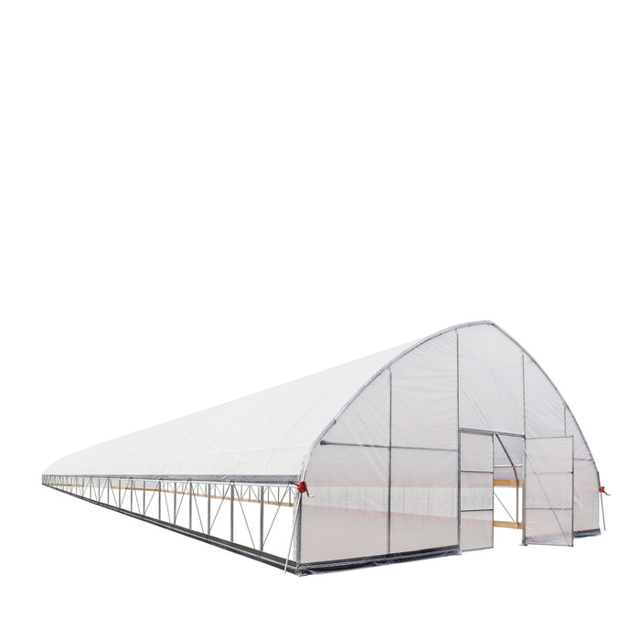 30' x 120' Commercial Tunnel Greenhouse with 6 Mil Clear Poly Covers and Roll-Up Sides TMG-GH30120-V2 (Previously GH30120)