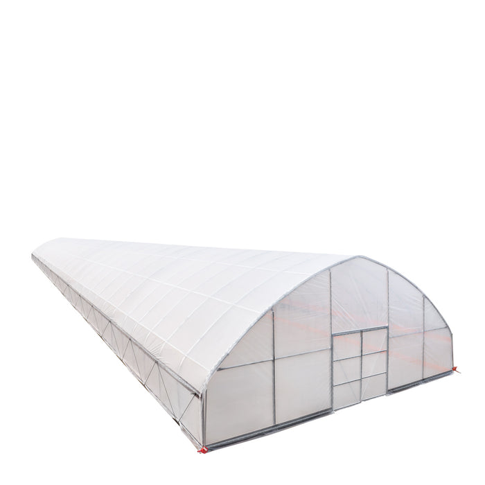 30' x 120' Commercial Tunnel Greenhouse with 6 Mil Clear Poly Covers and Roll-Up Sides TMG-GH30120-V2 (Previously GH30120)