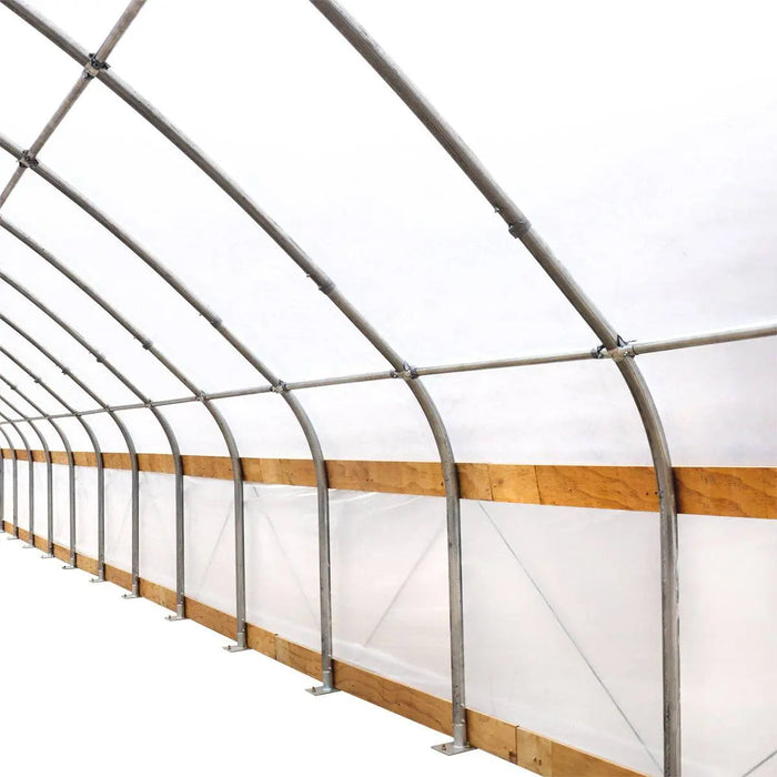 30' x 150' Commercial Tunnel Greenhouse with 6 Mil Clear Poly Covers and Roll-Up Sides TMG-GH30150-V2 (Previously GH30150)