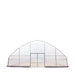 TMG-GH30150-V2 30' x 150' commercial tunnel greenhouse with 6 mil clear EVA poly cover and roll-up sides, view 4.