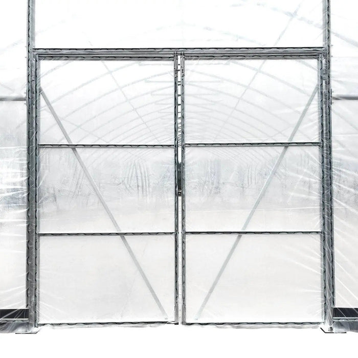 30' x 30' Commercial Tunnel Greenhouse with 6 Mil Clear Poly Covers and Roll-Up Sides TMG-GH3030-V2 (Previously GH3030)