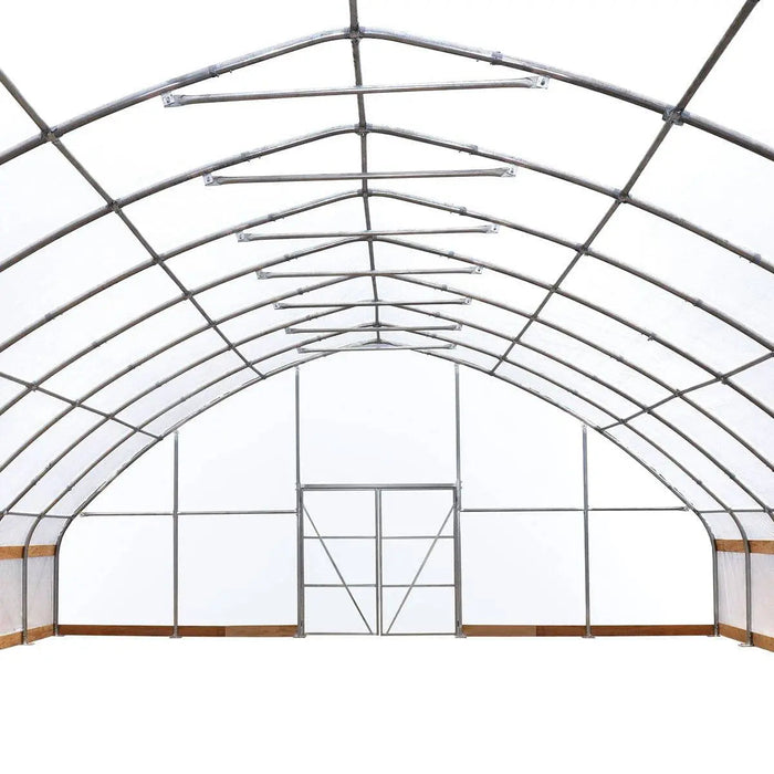 30' x 30' Commercial Tunnel Greenhouse with 6 Mil Clear Poly Covers and Roll-Up Sides TMG-GH3030-V2 (Previously GH3030)