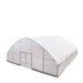 TMG-GH3030-V2 30' x 30' commercial tunnel greenhouse with 6 mil clear EVA poly cover and roll-up sides, view 22.