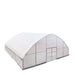 TMG-GH3030-V2 30' x 30' commercial tunnel greenhouse with 6 mil clear EVA poly cover and roll-up sides, view 24.
