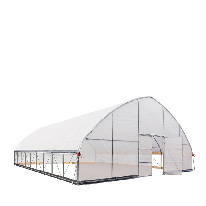 30' x 40' Commercial Tunnel Greenhouse with 6 Mil Clear Poly Covers and Roll-Up Sides TMG-GH3040-V2 (Previously GH3040)