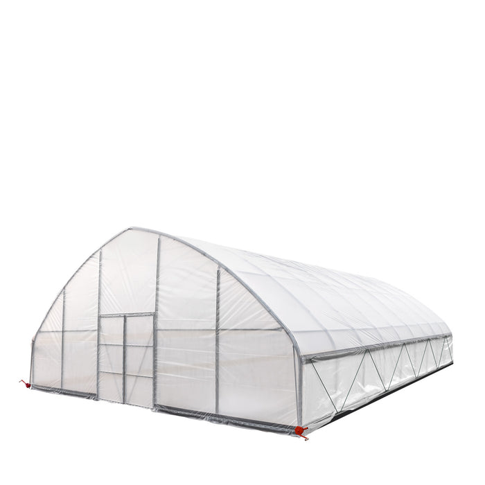 30' x 40' Commercial Tunnel Greenhouse with 6 Mil Clear Poly Covers and Roll-Up Sides TMG-GH3040-V2 (Previously GH3040)