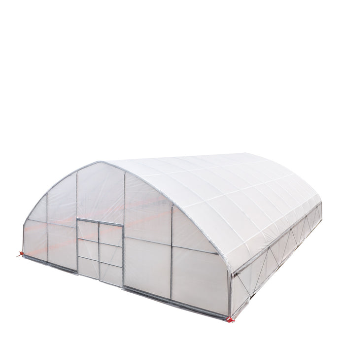 30' x 40' Commercial Tunnel Greenhouse with 6 Mil Clear Poly Covers and Roll-Up Sides TMG-GH3040-V2 (Previously GH3040)