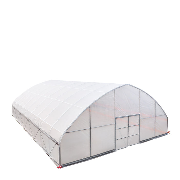 30' x 40' Commercial Tunnel Greenhouse with 6 Mil Clear Poly Covers and Roll-Up Sides TMG-GH3040-V2 (Previously GH3040)