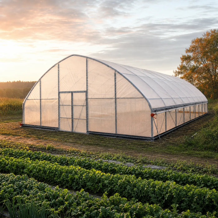 30' x 40' Commercial Tunnel Greenhouse with 6 Mil Clear Poly Covers and Roll-Up Sides TMG-GH3040-V2 (Previously GH3040)