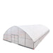 TMG-GH3060-V2 30' x 60' commercial tunnel greenhouse with 6 mil clear EVA poly cover and roll-up sides, view 22.