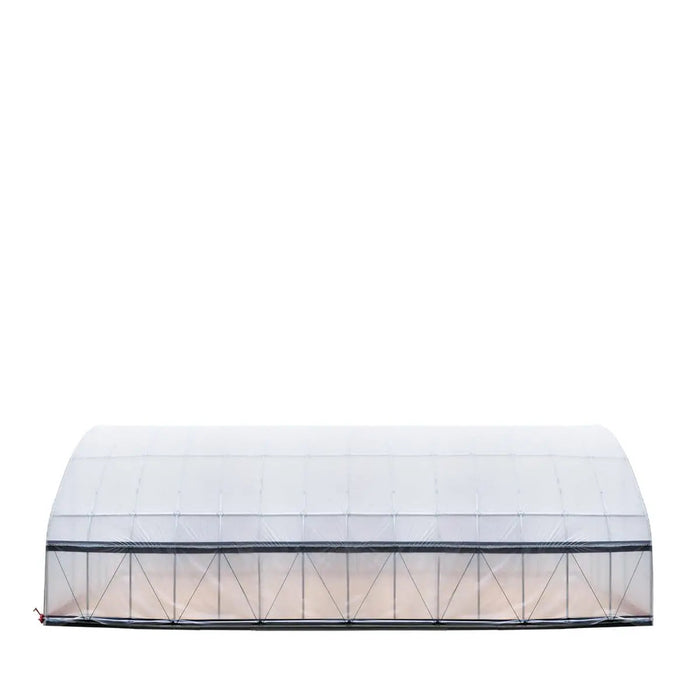 TMG-GH3060-V2 30' x 60' commercial tunnel greenhouse with 6 mil clear EVA poly cover and roll-up sides, view 26.