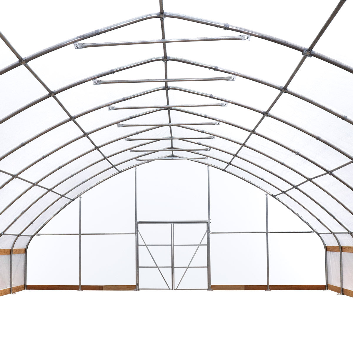 30' x 80' Commercial Tunnel Greenhouse with 6 Mil Clear Poly Covers and Roll-Up Sides TMG-GH3080-V2 (Previously GH3080)