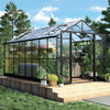 Pacific Series 7' x 16' Premium Greenhouse, 7.4' Height, Aluminum Frame, Polycarbonate Roof and Walls, Slide & Lock System, TMG-GHP0716