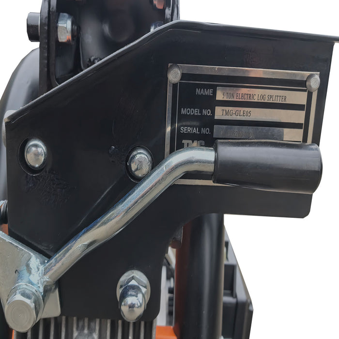 5 Ton Portable Electric Log Splitter, 120V 1.75 HP Motor, Max 10" Log Dia., TMG-GLE05