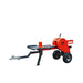 34 ton ATV/UTV tow-behind log splitter with 7 HP gas engine and 28-inch log diameter capacity