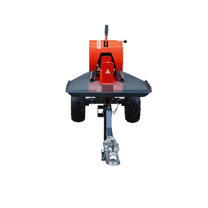 Fendeuse de bûches remorquable pour VTT/UTV de 34 tonnes, moteur à essence de 7 HP, capacité de bûches de 28 po, cycle de 3 secondes, TMG-GLS34L