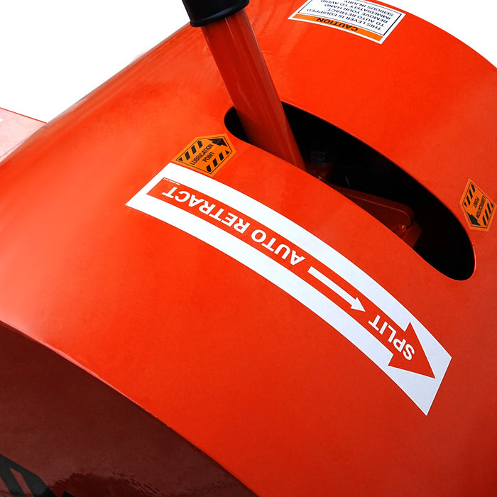 Fendeuse de bûches remorquable pour VTT/UTV de 34 tonnes, moteur à essence de 7 HP, capacité de bûches de 28 po, cycle de 3 secondes, TMG-GLS34L