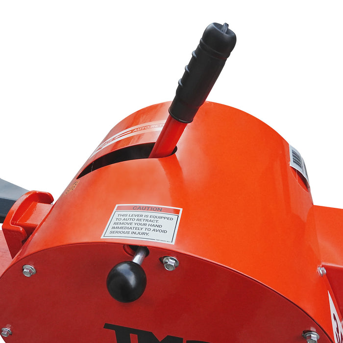 Fendeuse de bûches remorquable pour VTT/UTV de 34 tonnes, moteur à essence de 7 HP, capacité de bûches de 28 po, cycle de 3 secondes, TMG-GLS34L