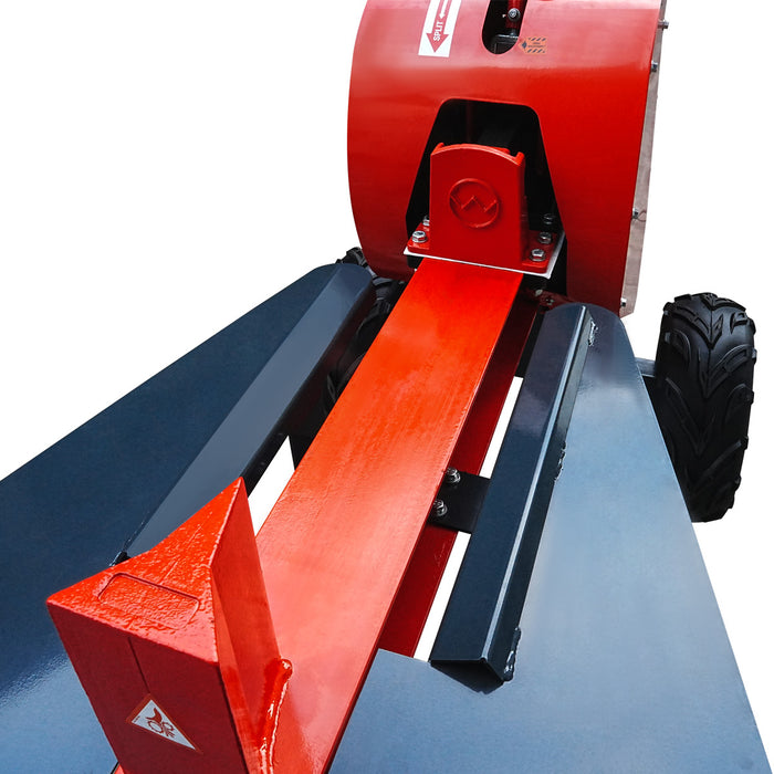 Fendeuse de bûches remorquable pour VTT/UTV de 34 tonnes, moteur à essence de 7 HP, capacité de bûches de 28 po, cycle de 3 secondes, TMG-GLS34L