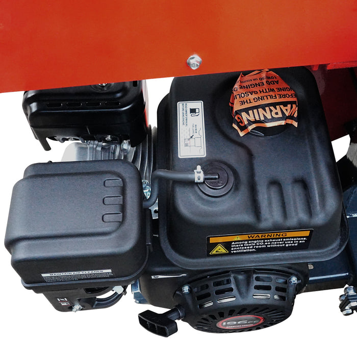 Fendeuse de bûches remorquable pour VTT/UTV de 34 tonnes, moteur à essence de 7 HP, capacité de bûches de 28 po, cycle de 3 secondes, TMG-GLS34L