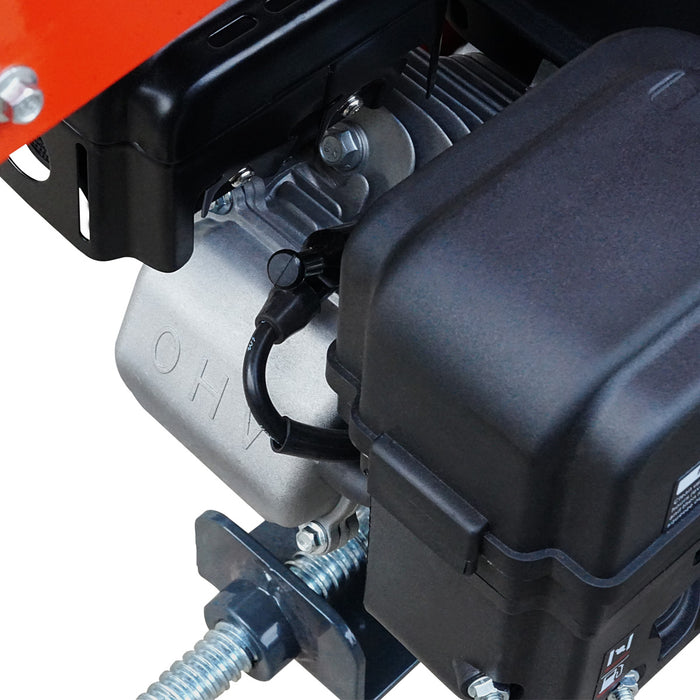 Fendeuse de bûches remorquable pour VTT/UTV de 34 tonnes, moteur à essence de 7 HP, capacité de bûches de 28 po, cycle de 3 secondes, TMG-GLS34L