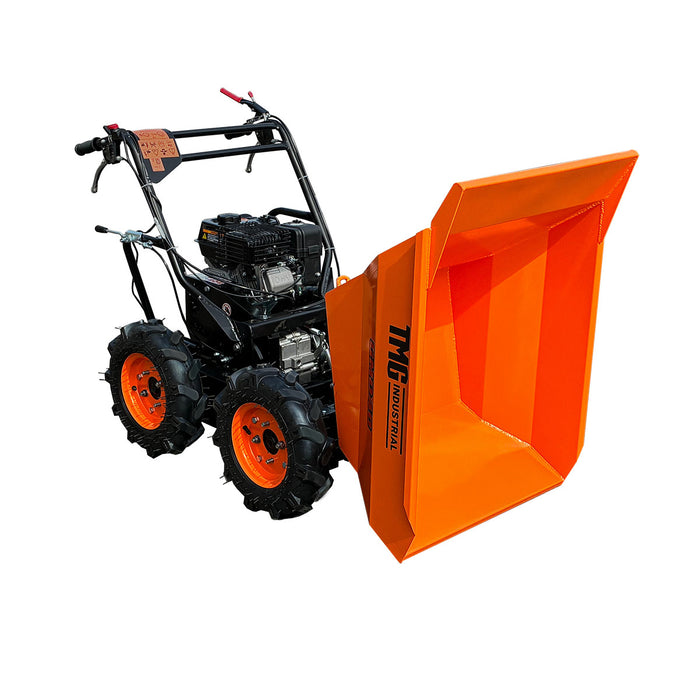 880 lb Wheeled Dumper, All-Wheel Drive, 196cc 6.5 HP Gas Engine, 3-Speed Transmission, TMG-GMD40