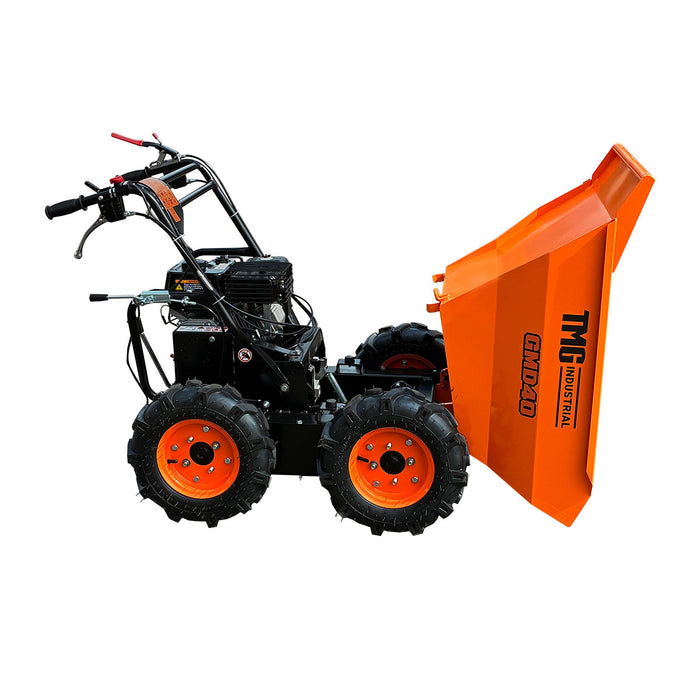 880 lb Wheeled Dumper, All-Wheel Drive, 196cc 6.5 HP Gas Engine, 3-Speed Transmission, TMG-GMD40