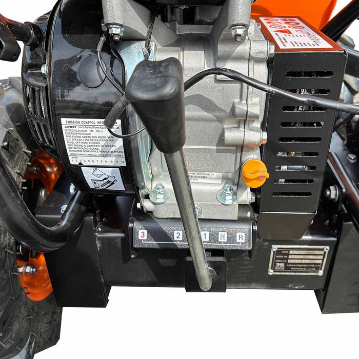 880 lb Wheeled Dumper, All-Wheel Drive, 196cc 6.5 HP Gas Engine, 3-Speed Transmission, TMG-GMD40