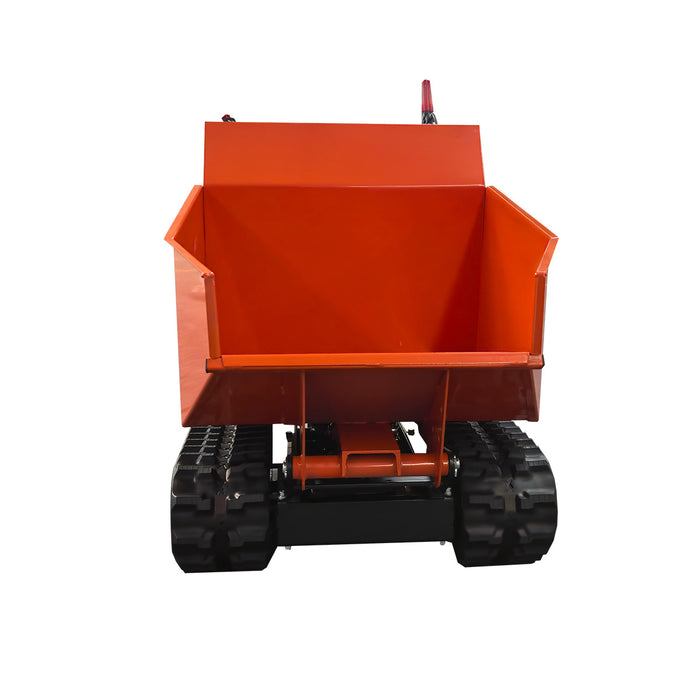 1,100 lb Tracked Dumper, Hydraulic Tipping, 196cc 6.5 HP Gas Engine, 3-Speed Transmission, TMG-GMD50
