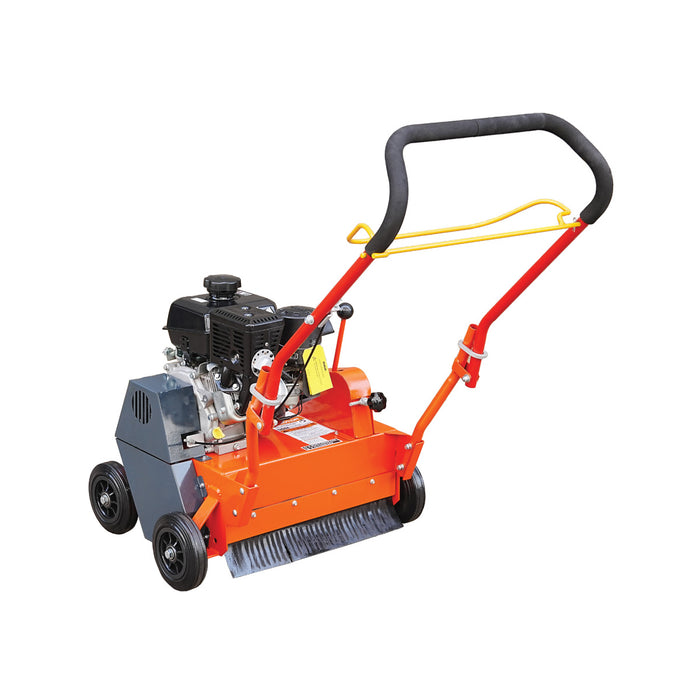 TMG-GPR20 20-inch power rake with 7 HP Kohler engine and 30-blade flail reel, product view 11