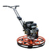 TMG-GPT30V walk-behind concrete power trowel front angle with 30-inch guard ring and six-blade rotor
