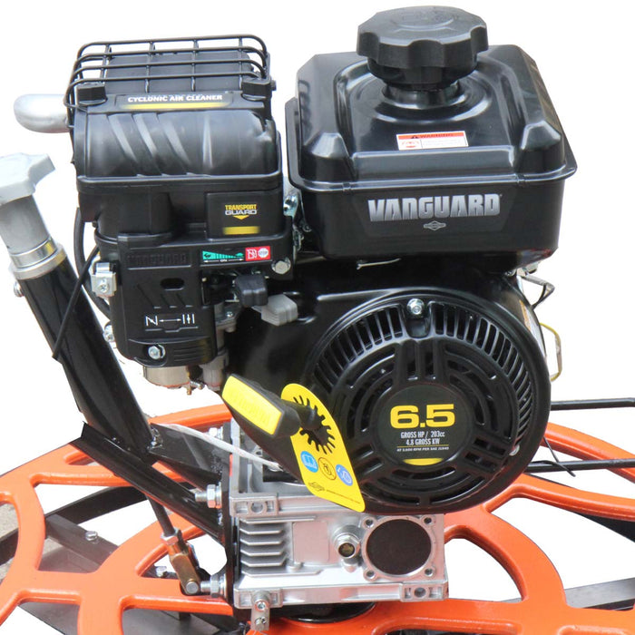 TMG-GPT30V close-up of 6.5 HP Briggs and Stratton Vanguard engine and blade pitch control