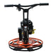 TMG-GPT30V 30-inch power trowel rear view with handle and six-blade rotor assembly