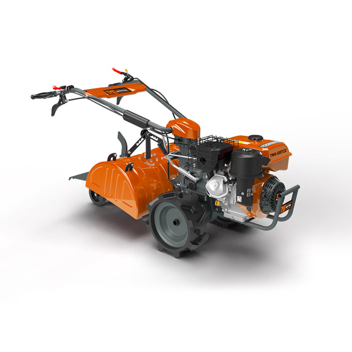 22" Walk-Behind Rear-Tine Garden Tiller, 6 HP Gas Engine, Forward and Reverse Wheel Drive TMG-GRT22
