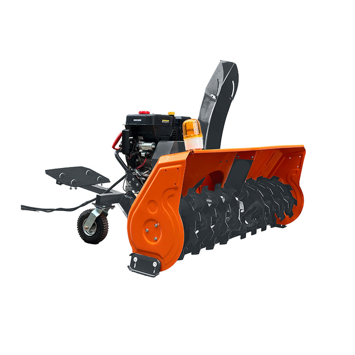 47" ATV/UTV Gas Snow Blower, 24" intake height, 420cc Gas Engine, Serrated Auger, Remote Control, TMG-GSB48U