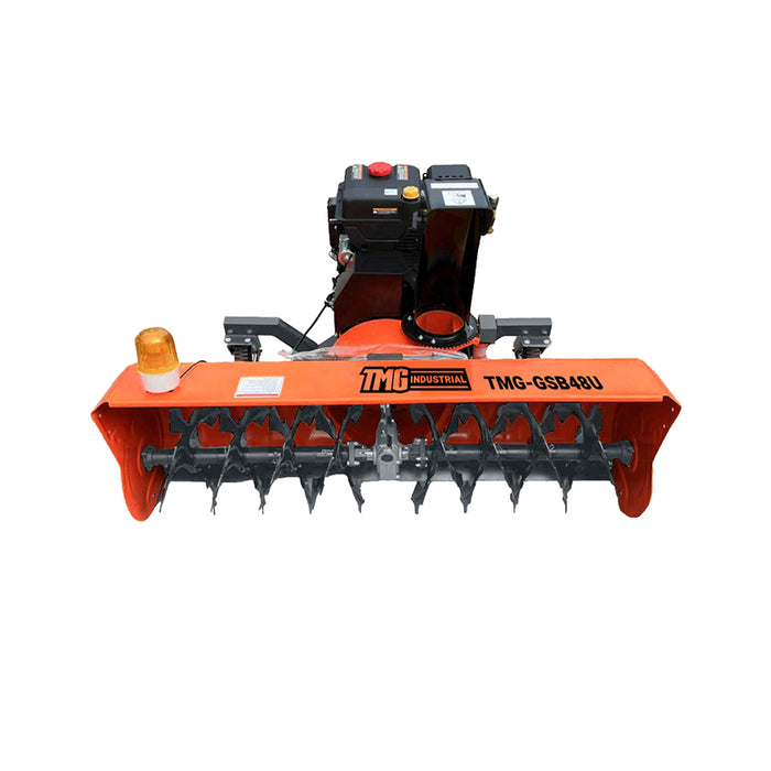 47" ATV/UTV Gas Snow Blower, 24" intake height, 420cc Gas Engine, Serrated Auger, Remote Control, TMG-GSB48U