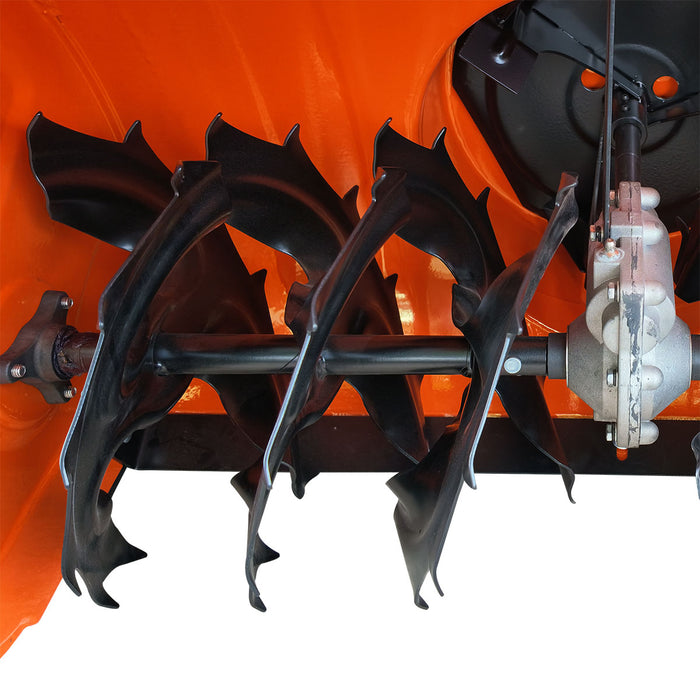 28" Track Drive Snow Blower, 302cc/10 HP Gas Engine, Electric Start, Serrated Auger, Joystick, LED Light, Heated Handlebar, TMG-GSBT28