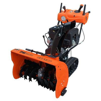 30" Track Drive Snow Blower, 375cc 13 HP Gas Engine, Electric Start, Serrated Auger, Joystick, LED Light, Heated Handlebar, TMG-GSBT30