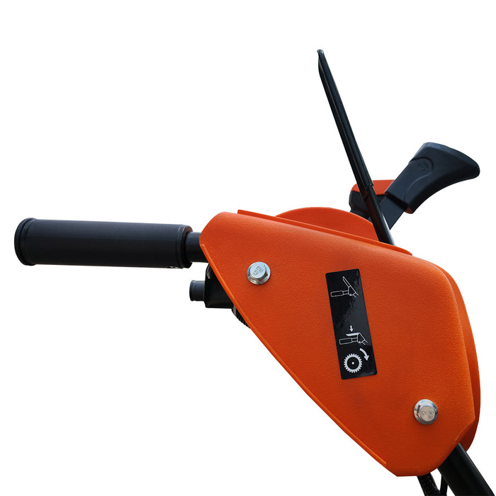 24" Snow Blower, 212cc 7 HP Gas Engine, Electric Start, Serrated Auger, Joystick, LED Light, Heated Handlebar, TMG-GSBW24