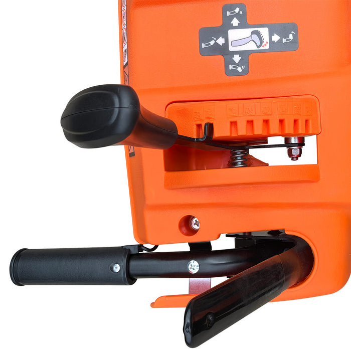Souffleuse à neige 30 po, moteur à essence 302 cm³ 10 HP, démarreur électrique, tarière dentelée, manette de commande, lumière à DEL, guidon chauffant, TMG-GSBW30