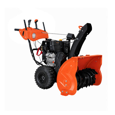 30" Snow Blower, 302cc 10 HP Gas Engine, Electric Start, Serrated Auger, Joystick, LED Light, Heated Handlebar, TMG-GSBW30