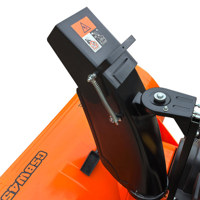 Souffleuse à neige 45 po, moteur à essence 420 cm3 15 CV, tarière dentelée, joystick, lumière DEL, poignée chauffante, TMG-GSBW45