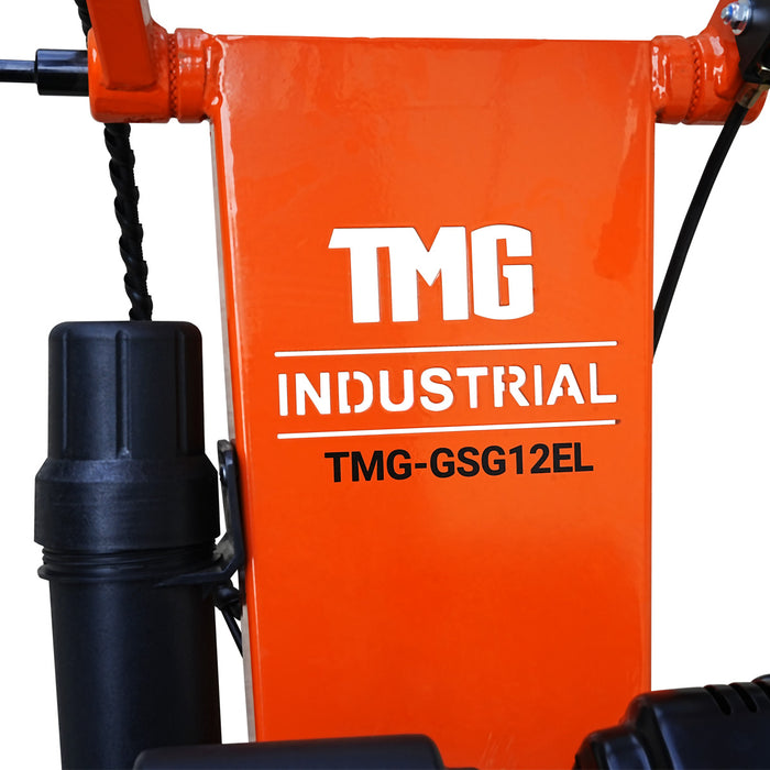 Walk Behind Gas Powered Stump Grinder, ATV/UTV Tow Bar, 12 Carbide Teeth, 24" Cutting Capacity, 15 HP Gasoline Engine, TMG-GSG12EL