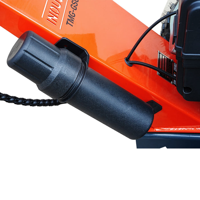 Walk Behind Gas Powered Stump Grinder, ATV/UTV Tow Bar, 12 Carbide Teeth, 24" Cutting Capacity, 15 HP Gasoline Engine, TMG-GSG12EL