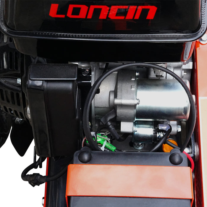 Walk Behind Gas Powered Stump Grinder, 9 Carbide Teeth, 24" Cutting Capacity, 15 HP Gasoline Engine, TMG-GSG9EL