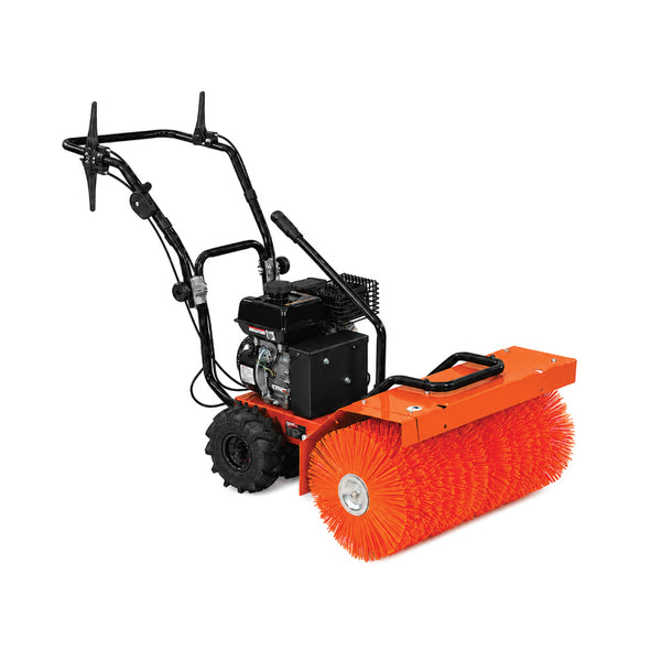 28" Brush Sweeper Broom, 196cc 6.5 HP Gas Engine, Nylon Brush, 3 Sweeping Directions, Foldable Handlebar, TMG-GSS28