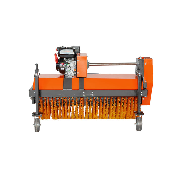 47" ATV/UTV Gas Snow Sweeper, 20" Rotary Broom, 420cc Gas Engine, Remote Angle Control, TMG-GSS47
